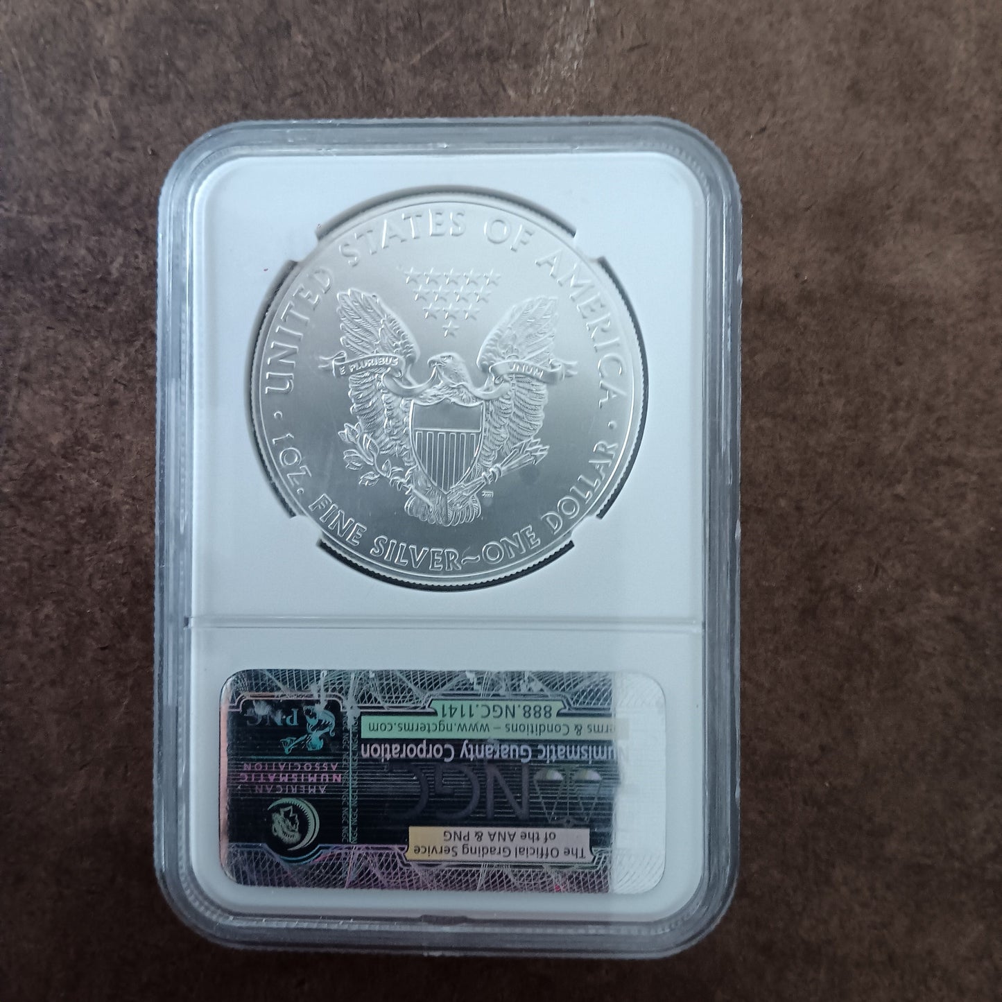 2013 W Uncirculated American Silver Eagle - NGC Graded MS69
