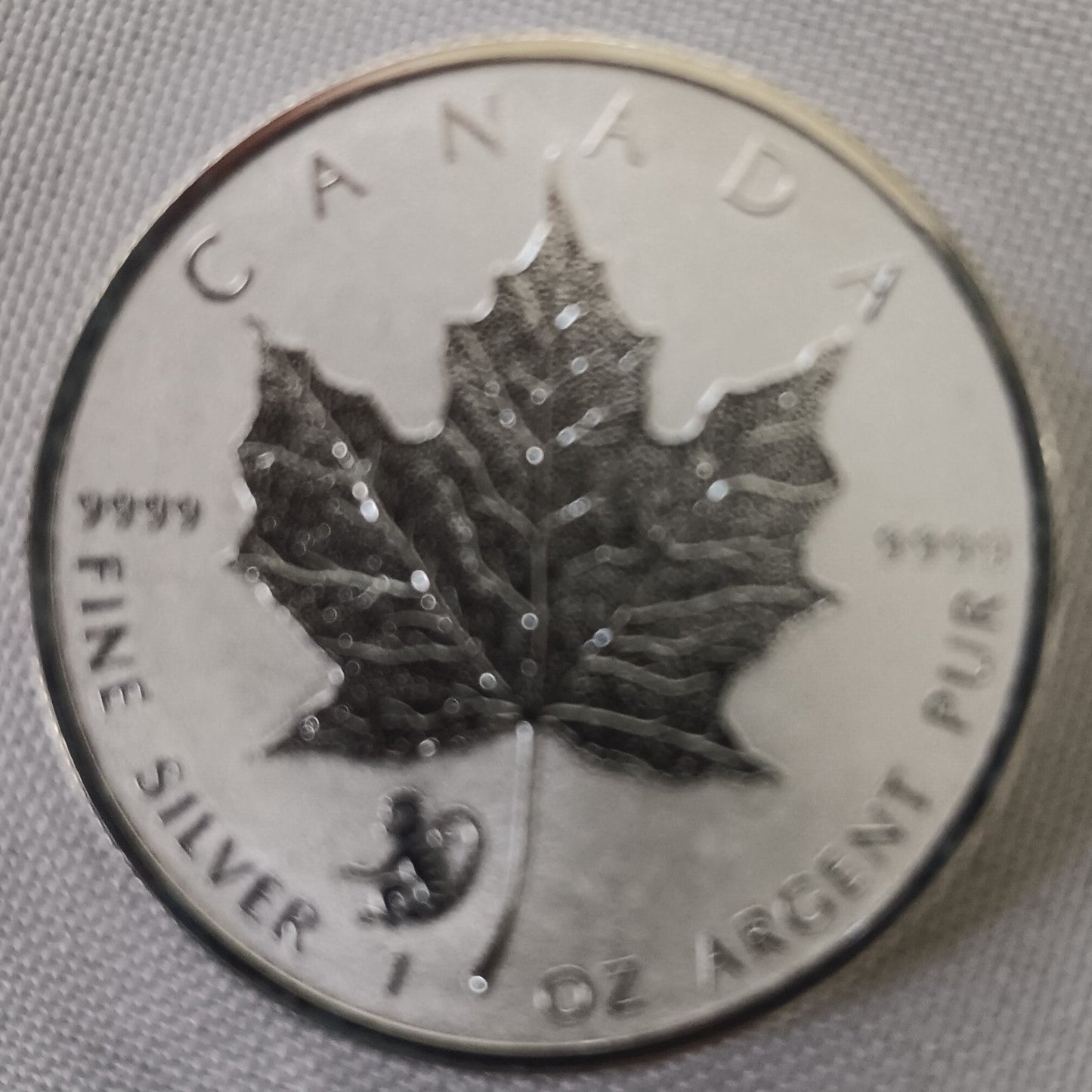 2016 5 Dollar Silver Maple Leaf Reverse Proof with Monkey Privy