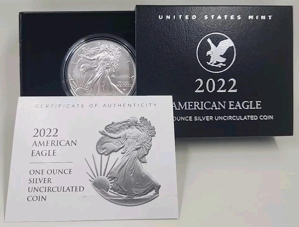 2022-W US Mint Uncirculated Burnished Silver Eagle