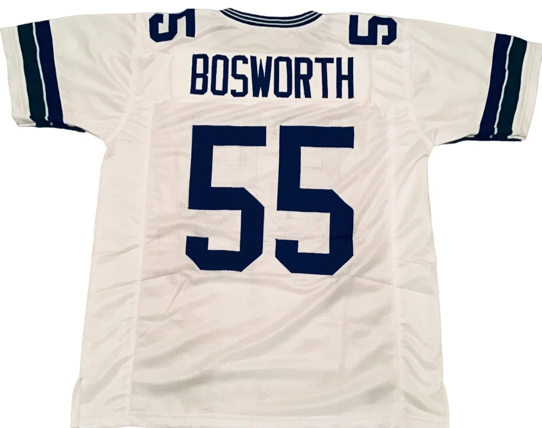 Brian Bosworth Unsigned Custom White Stitched Football Jersey