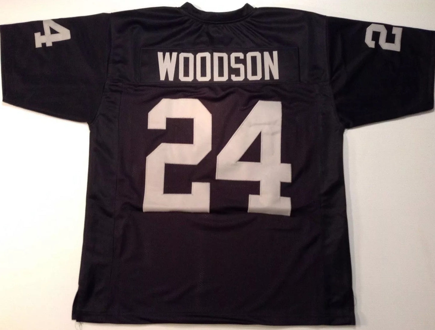 Charles Woodson Unsigned Custom Black Stitched Football Jersey