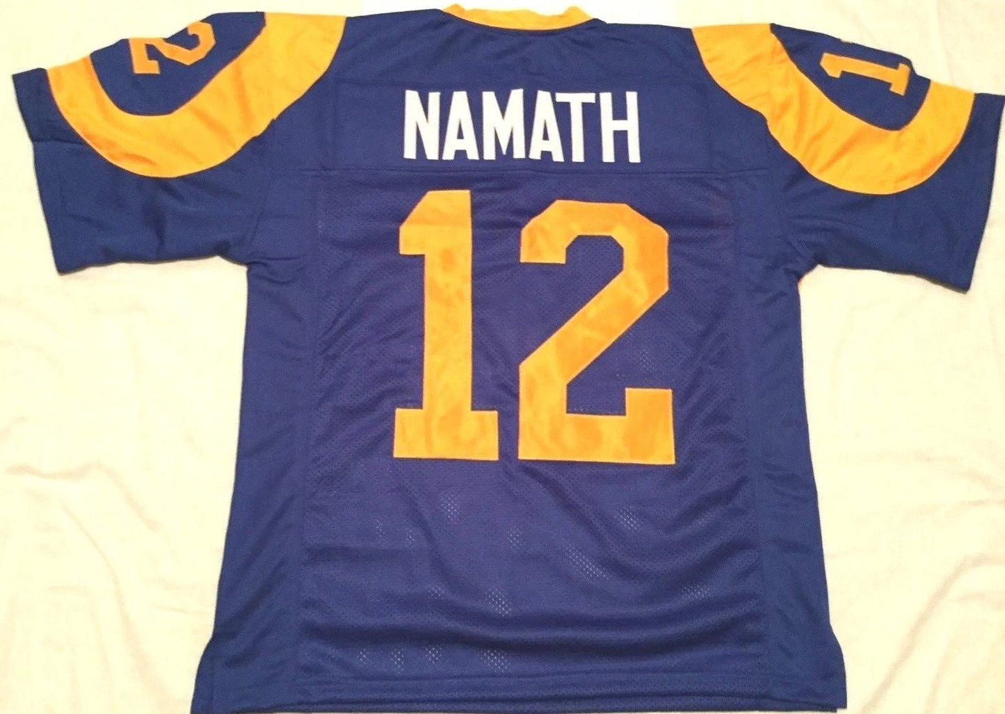 Joe Namath Unsigned Custom Blue Stitched Football Jersey
