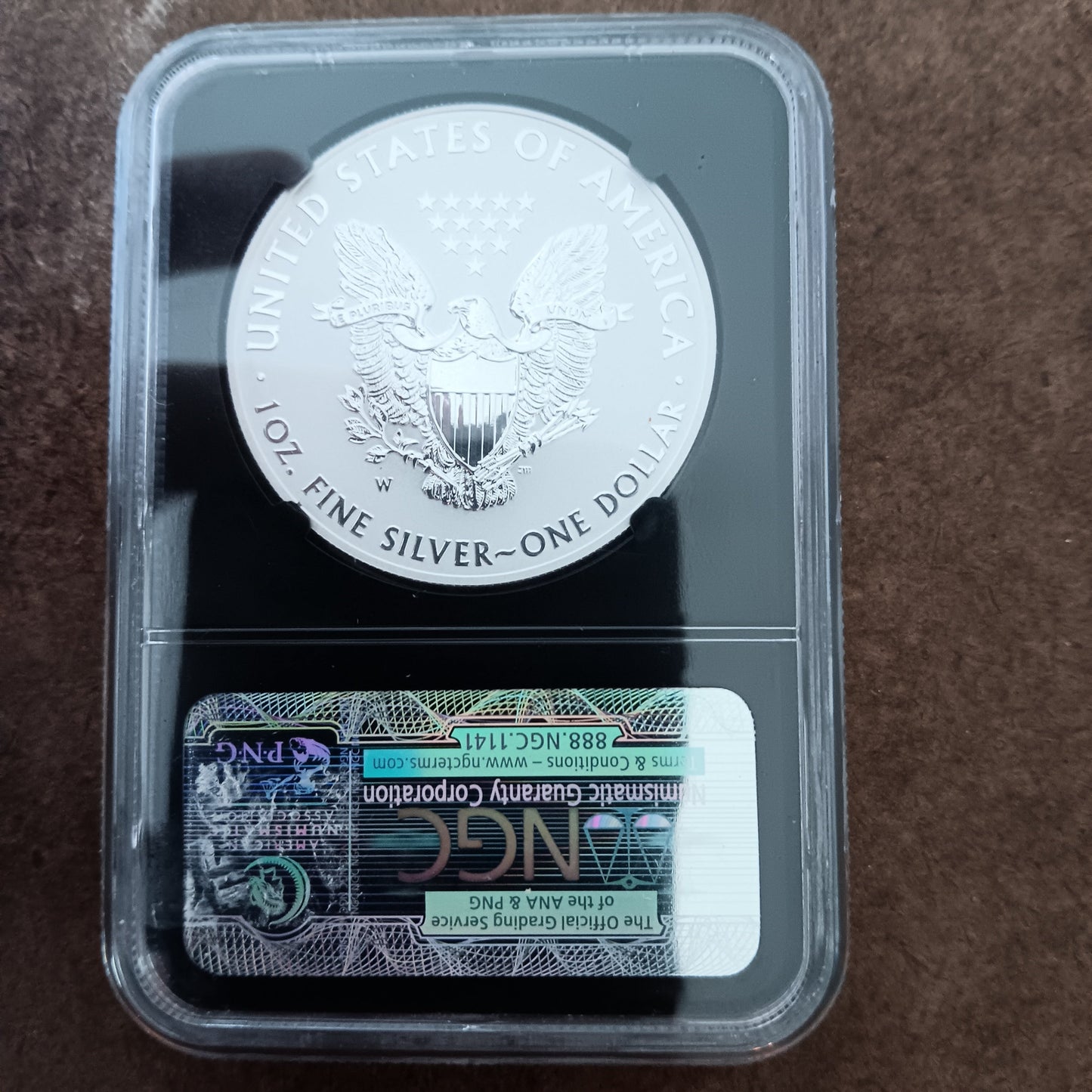 2013 W Reverse Proof Early Release American Silver Eagle - NGC Graded PF69