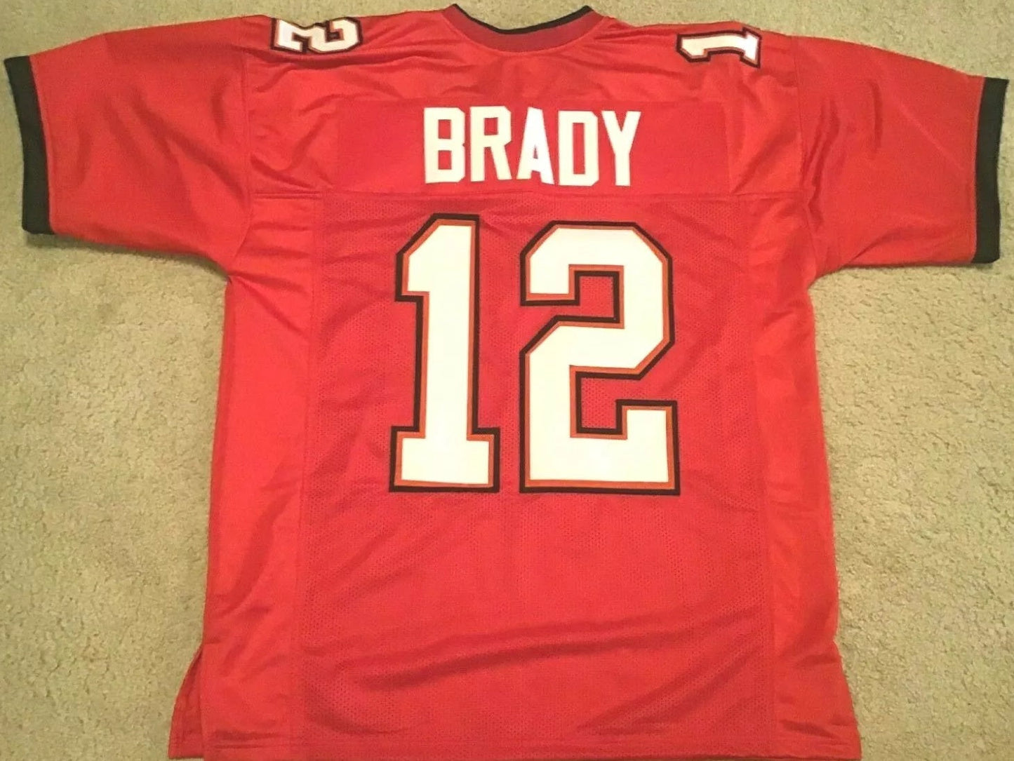 Tom Brady Unsigned Custom Stitched Football Jersey