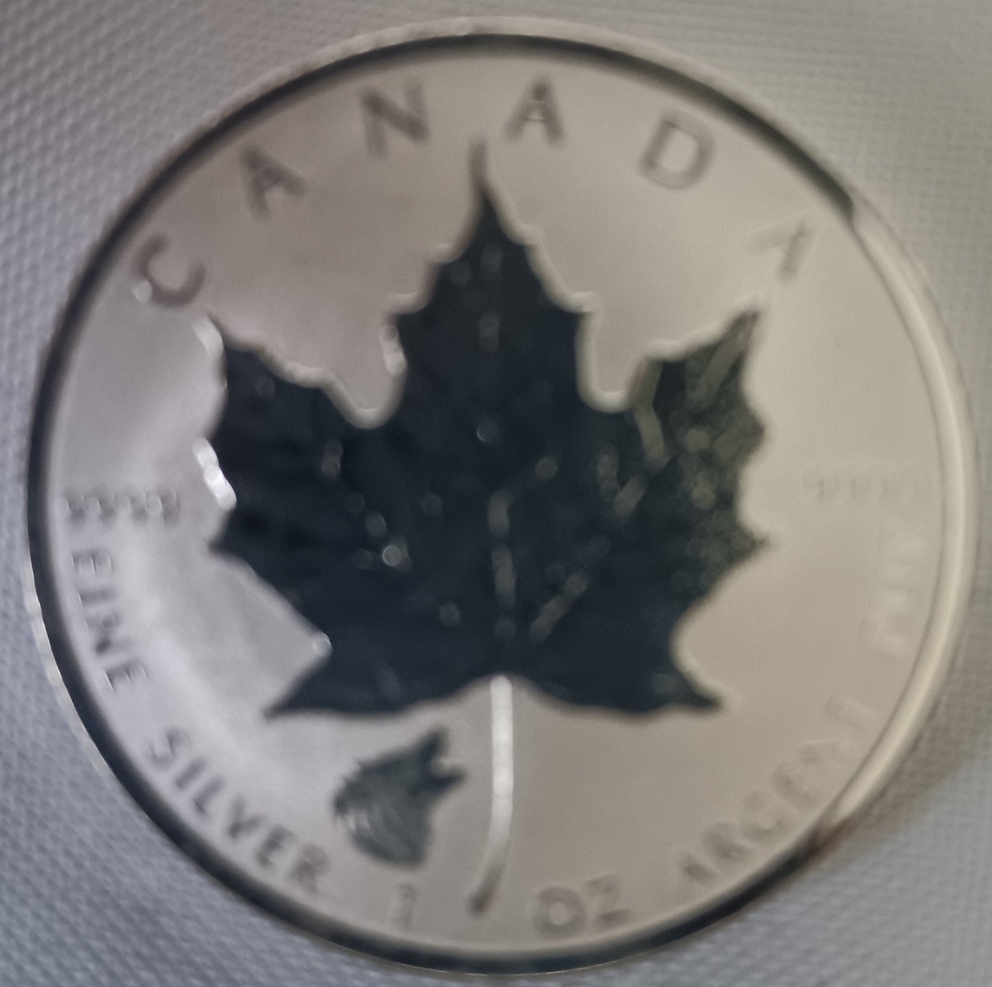 2016 5 Dollar Silver Maple Leaf Reverse Proof with Wolf Privy