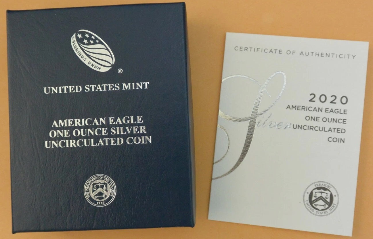 2020-W US Mint Uncirculated Burnished Silver Eagle