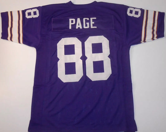 Alan Page Unsigned Custom Stitched Football Jersey