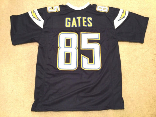 Antonio Gates Unsigned Custom Navy Stitched Football Jersey