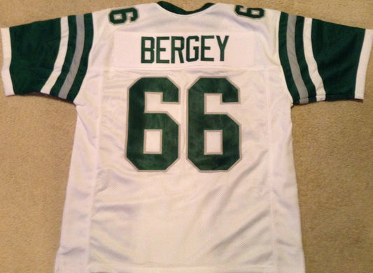 Bill Bergey Unsigned Custom White Stitched Football Jersey