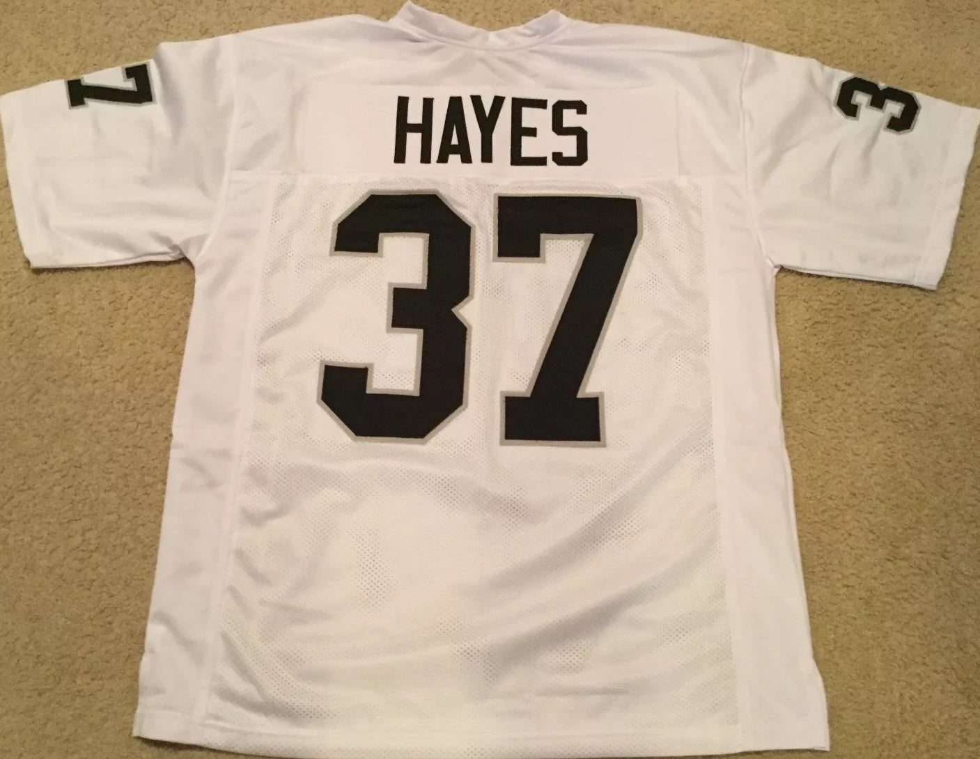 Lester Hayes Unsigned Custom White Stitched Football Jersey