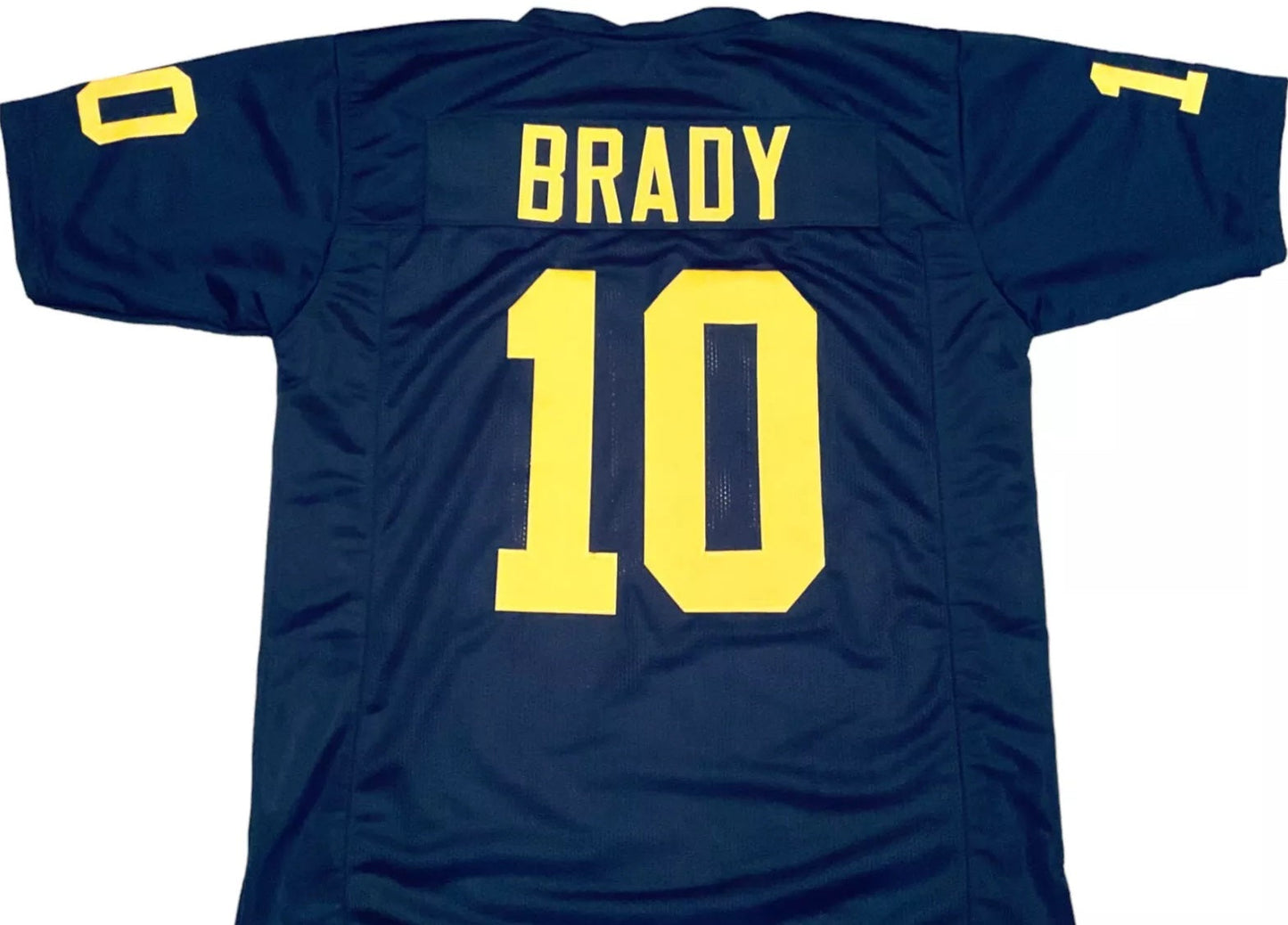 Tom Brady Unsigned Custom College Style Stitched Football Jersey