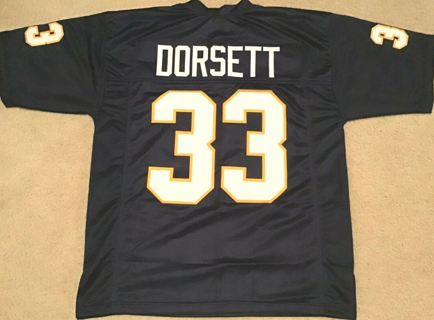 Tony Dorsett Unsigned Custom College Style Stitched Football Jersey